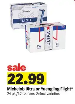 Meijer Michelob Ultra or Yuengling Flight offer