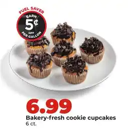 Hy-Vee Bakery-fresh cookie cupcakes offer
