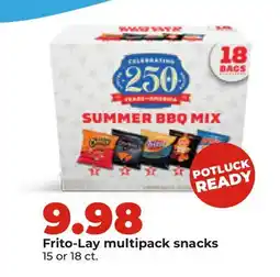 Hy-Vee Frito-Lay multipack snacks offer