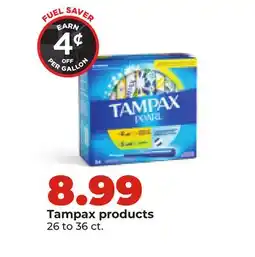 Hy-Vee Tampax products offer