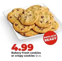 Hy-Vee Bakery-fresh cookies or crispy cookies offer