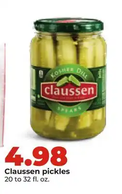 Hy-Vee Claussen pickles offer