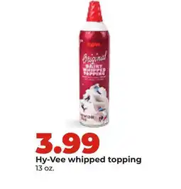 Hy-Vee Hy-Vee whipped topping offer