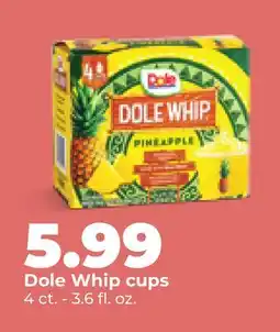 Hy-Vee Dole Whip cups offer