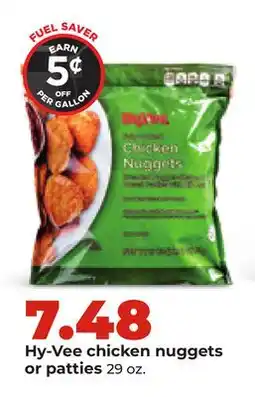Hy-Vee Hy-Vee chicken nuggets or patties offer