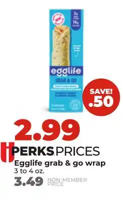 Hy-Vee Egglife grab & go wrap offer
