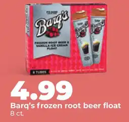 Hy-Vee Barq's frozen root beer float offer