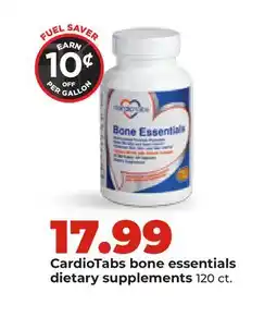 Hy-Vee CardioTabs bone essentials dietary supplements offer