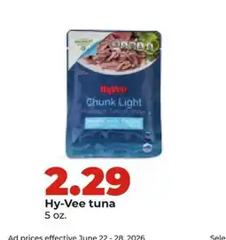 Hy-Vee Hy-Vee tuna offer