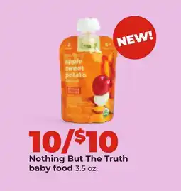 Hy-Vee Nothing But The Truth baby food offer