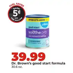 Hy-Vee Dr. Brown's good start formula offer