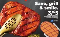 Hy-Vee Hy-Vee Midwest Pork Bone-in Shoulder Chop or America's cut chops offer