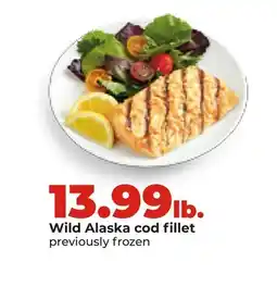 Hy-Vee Wild Alaska cod fillet offer