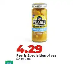Hy-Vee Pearls Specialties olives offer
