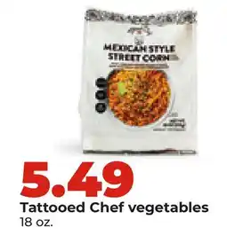 Hy-Vee Tattooed Chef vegetables offer