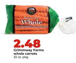 Hy-Vee Grimmway Farms whole carrots offer