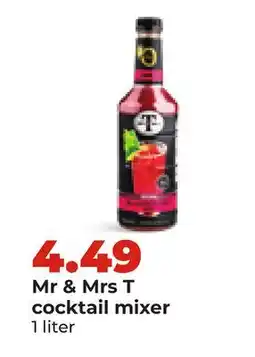 Hy-Vee Mr & Mrs T cocktail mixer offer