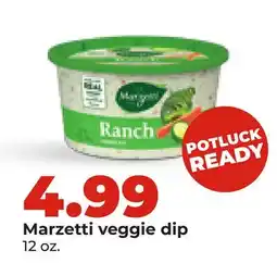 Hy-Vee Marzetti veggie dip offer