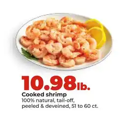 Hy-Vee Cooked shrimp offer