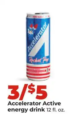 Hy-Vee Accelerator Active energy drink offer