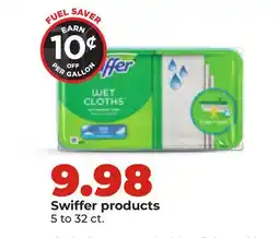 Hy-Vee Swiffer products offer