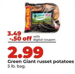 Hy-Vee Green Giant russet potatoes offer