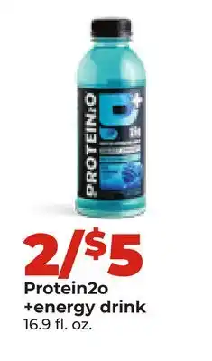 Hy-Vee Protein2o +energy drink offer