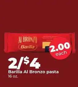 Hy-Vee Barilla Al Bronzo pasta offer