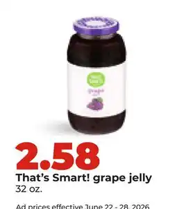 Hy-Vee That's Smart! grape jelly offer
