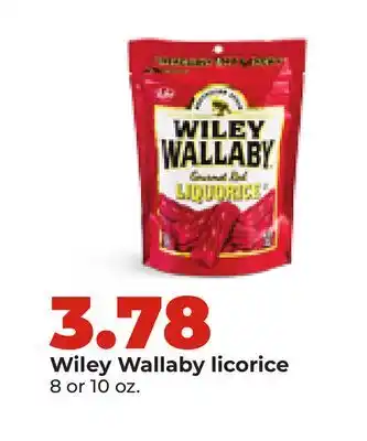 Hy-Vee Wiley Wallaby licorice offer