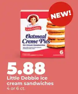 Hy-Vee Little Debbie ice cream sandwiches offer