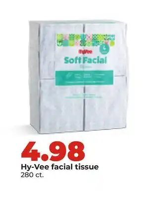 Hy-Vee Hy-Vee facial tissue offer