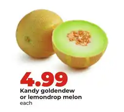 Hy-Vee Kandy golden dew or lemondrop melon offer