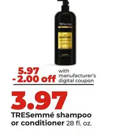 Hy-Vee TRESemmé shampoo or conditioner offer
