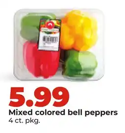Hy-Vee Mixed colored bell peppers offer