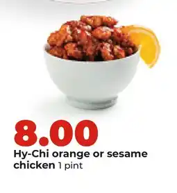 Hy-Vee Hy-Chi orange or sesame chicken offer