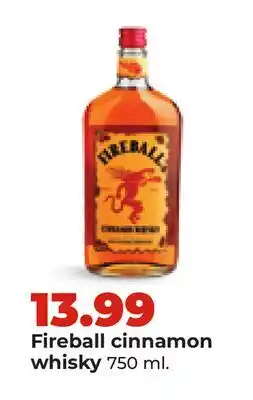 Hy-Vee Fireball cinnamon whisky offer