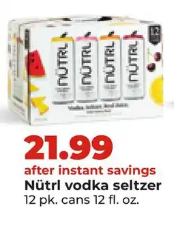 Hy-Vee Nütrl vodka seltzer offer