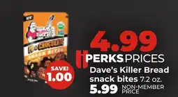 Hy-Vee Dave's Killer Bread snack bites offer