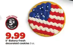 Hy-Vee 5 Bakery-fresh decorated cookies offer