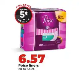 Hy-Vee Poise liners offer