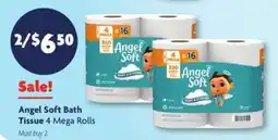 Family Dollar Angel Soft Bath Tissue offer