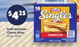 Family Dollar Kraft American Cheese Slices offer