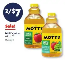 Family Dollar Mott's Juices offer