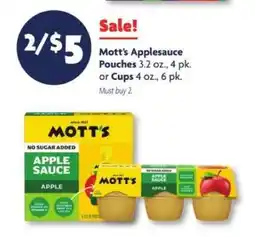 Family Dollar Mott's Applesauce offer