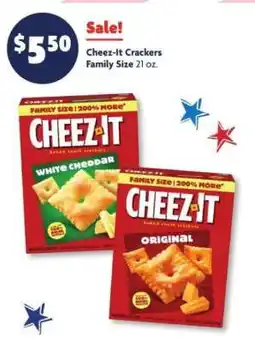Family Dollar Cheez-It Crackers Family Size offer