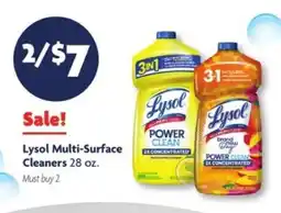 Family Dollar Lysol Multi-Surface Cleaners 28 oz offer