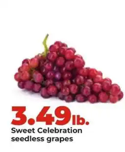 Hy-Vee Sweet Celebration seedless grapes offer