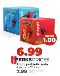 Hy-Vee Poppi Prebiotic Soda offer