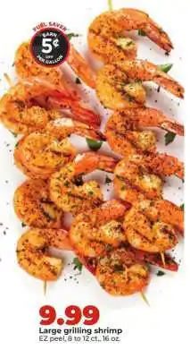 Hy-Vee Large grilling shrimp offer